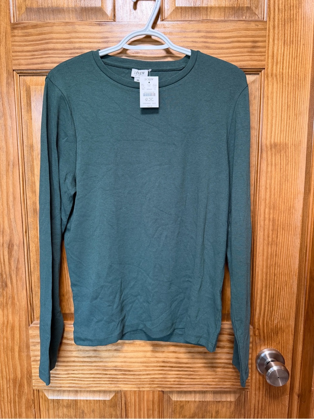 NWT J. Crew Long Sleeve Crewneck Top- Size XL